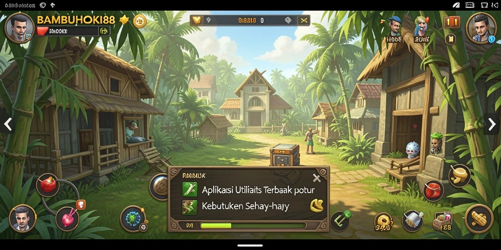 Screenshot utama BAMBUHOKI88 menampilkan antarmuka yang mudah digunakan untuk mengatur aktivitas.