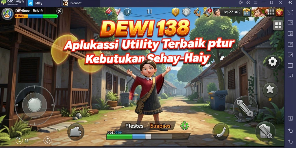 Screenshot utama DEWI138 menunjukkan antarmuka aplikasi yang bersih dan efisien.