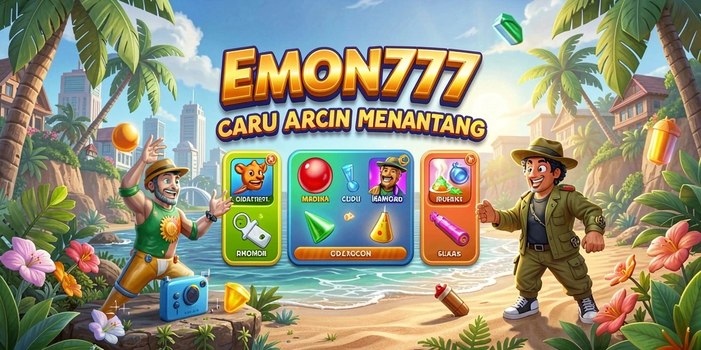 Tampilan gameplay seru dari EMON777 dengan berbagai rintangan yang menarik.