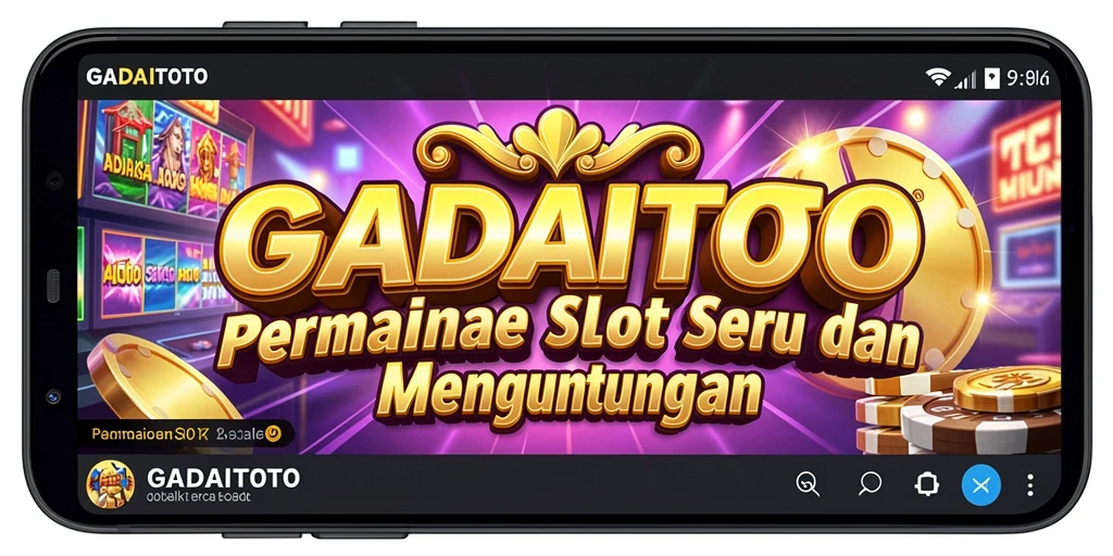 Screenshot utama GADAITOTO menunjukkan gameplay Slot yang menarik dan penuh warna.