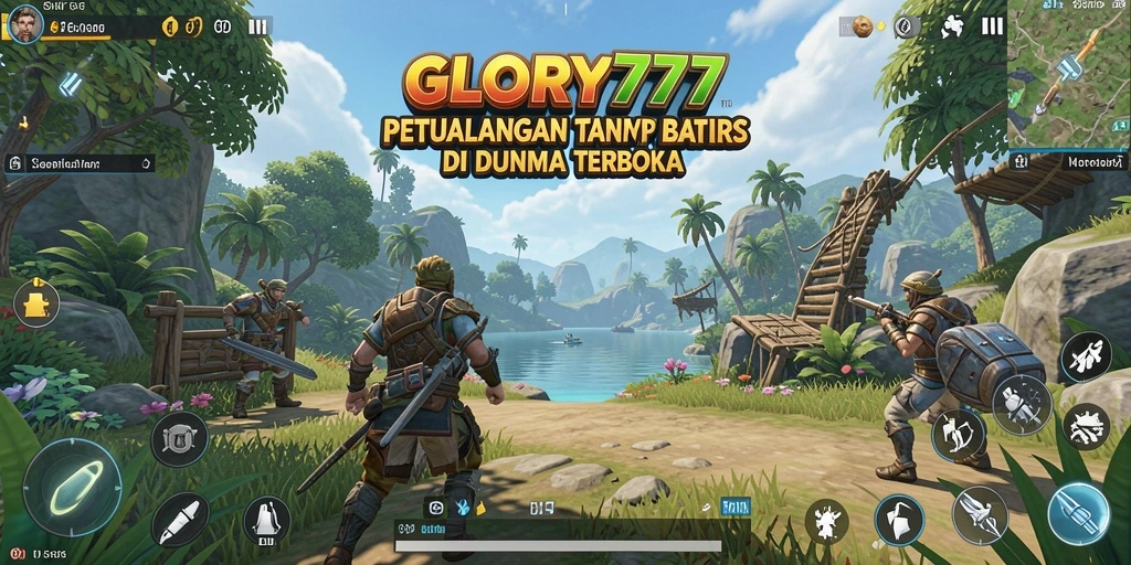 Gameplay GLORY777 yang menakjubkan dalam dunia terbuka.