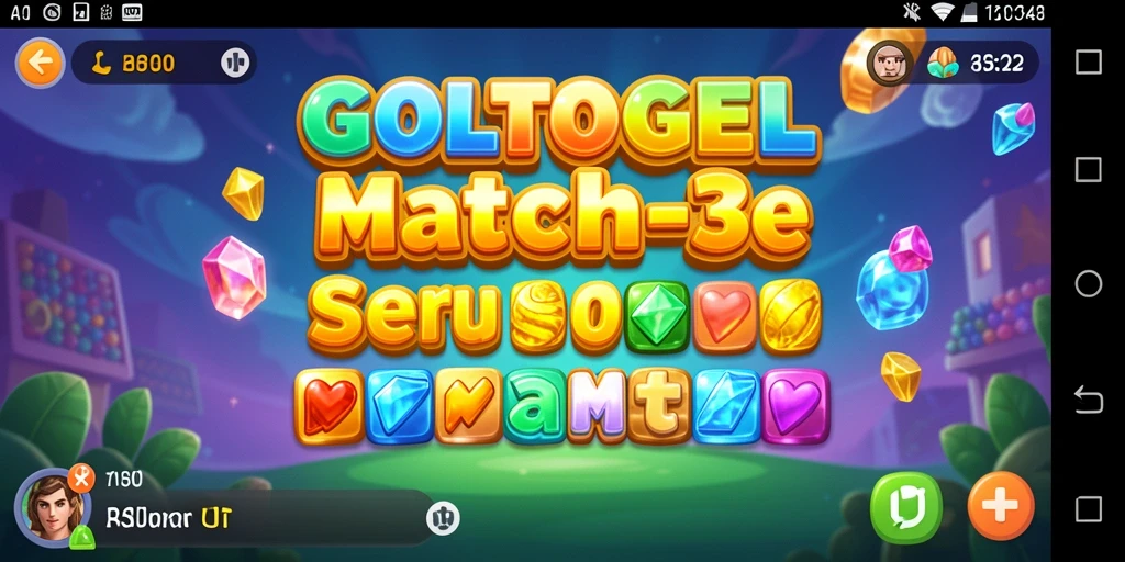 Tampilan utama gameplay GOLTOGEL yang mengasyikkan dan penuh warna.