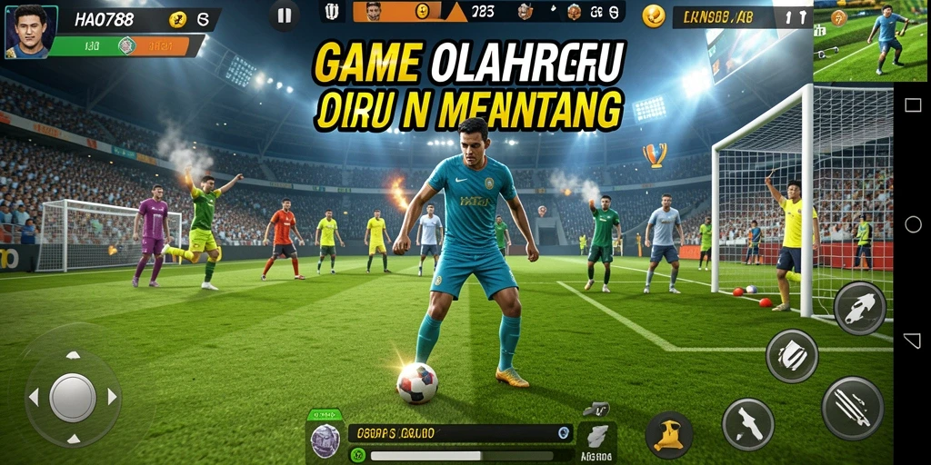 Tampilan gameplay HAO788 dengan aksi seru olahraga nyata.