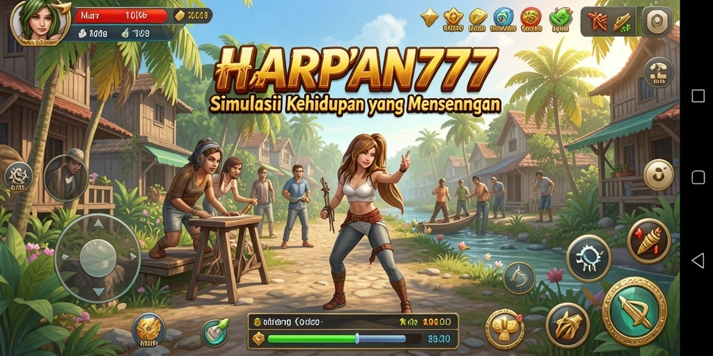 Tampilan menarik dari gameplay HARAPAN777 yang penuh warna dan interaktif.
