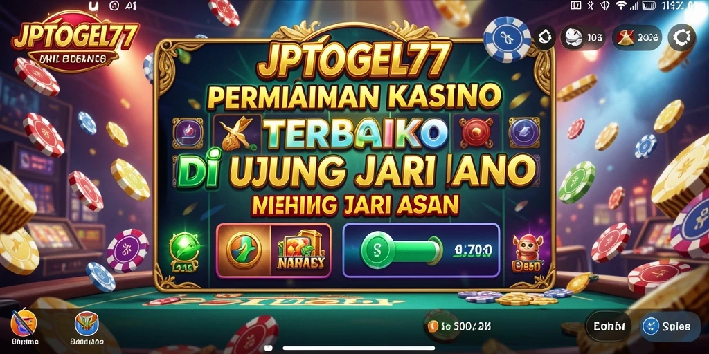 Screenshot gameplay seru dari JPTOGEL77 di kasino.