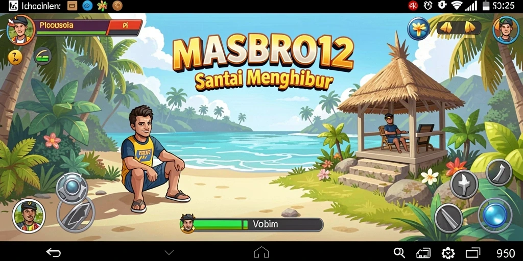 Tampilan gameplay yang seru dan interaktif di MASBRO12.