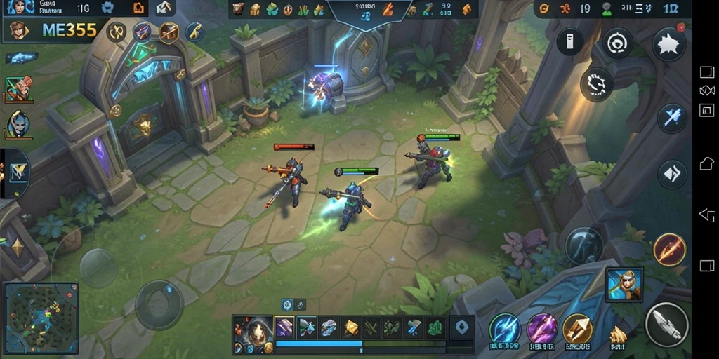 Gameplay ME355 yang seru dan penuh tantangan.