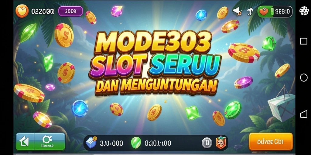Screenshot gameplay Slot MODE303 yang menunjukkan fitur menarik dan kemenangan besar.