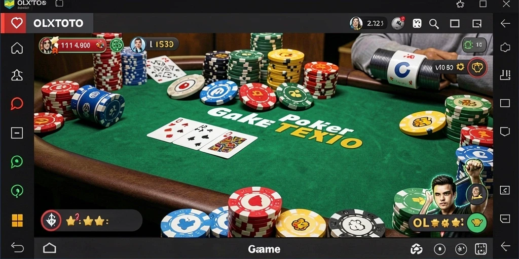 Gameplay OLXTOTO yang mendebarkan dengan berbagai pilihan permainan Poker.