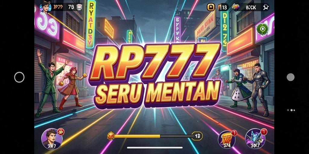 Tampilan utama gameplay RP777 yang seru dan menantang.
