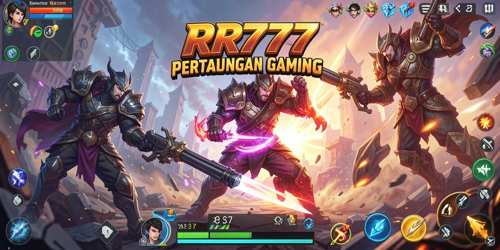 Screenshot utama RR777 menunjukkan pertarungan mendebarkan dengan grafis yang fantastis.