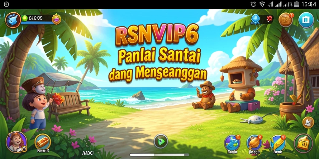 Screenshot utama RSNVIP6 menunjukkan aksi seru dan menyenangkan dalam game Casual.
