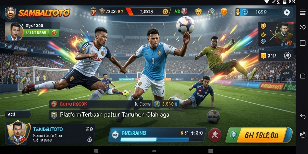 Tampilan demo gameplay taruhan olahraga di SAMBALTOTO.