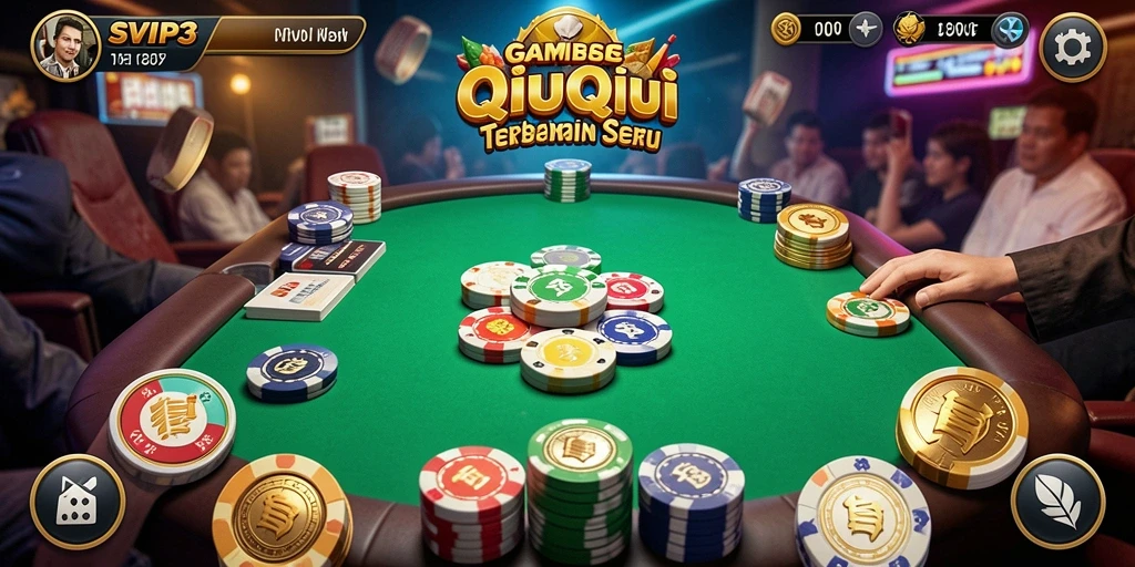 Gameplay QiuQiu yang menarik dan interaktif.