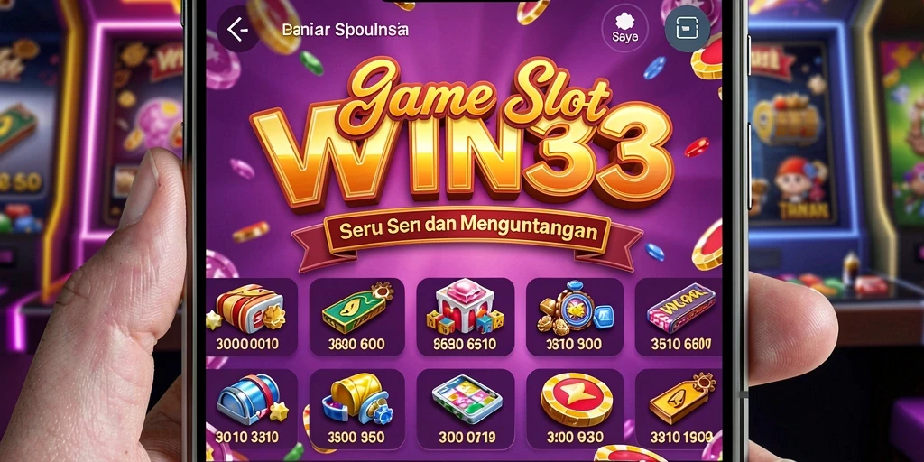 Screenshot gameplay WIN33 yang menampilkan keseruan permainan slot.