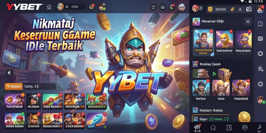Tampilan gameplay yang menarik dalam permainan Idle YYBET.